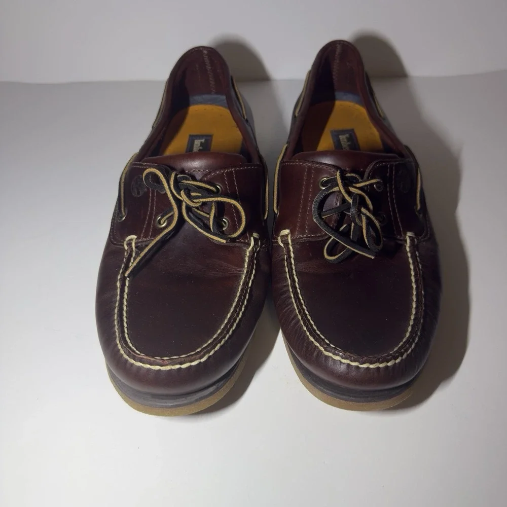 Timberland Classic Boat Shoe Oxblood Burgundy Size 14